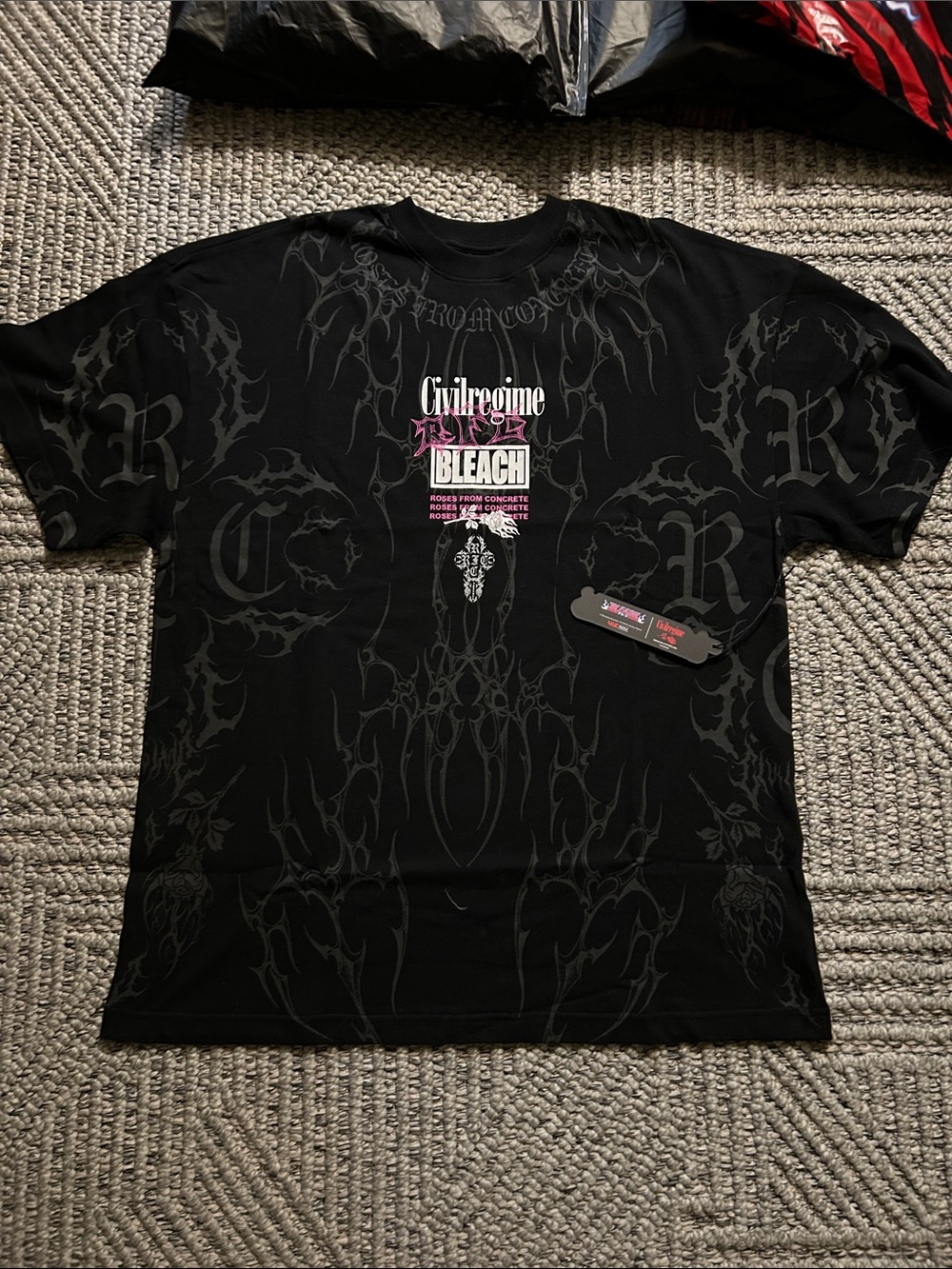 Civil Regime Bleach Grimmjow American Classic oversized Medium NWT